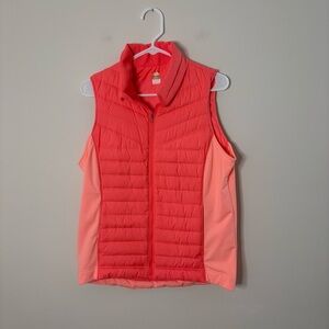 Lucy Coral and Pink Quilted Vest